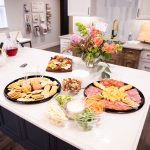 meat and cheese trays at our mimosa and brunch board class